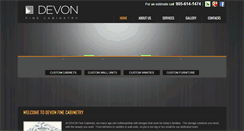 Desktop Screenshot of devonfinecabinetry.com