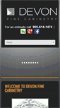 Mobile Screenshot of devonfinecabinetry.com